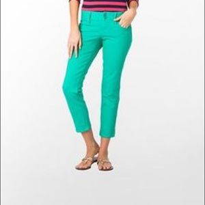 🌴Lilly Pulitzer🌴 Worth Skinny Jeans Lagoon Green